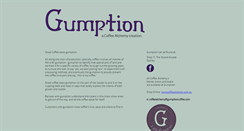 Desktop Screenshot of gumptioncoffee.com